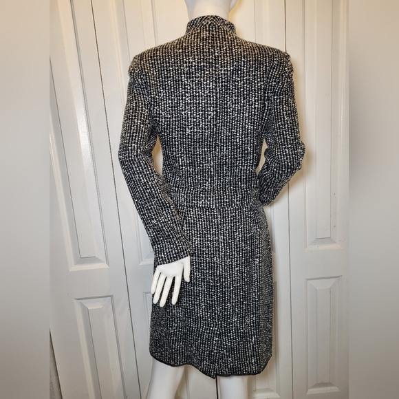 J.R.T Vintage Chic Black and White Tweed Blazer And Skirt - Picture 6 of 7